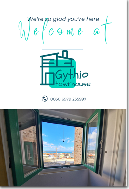 gythio townhouse welcome book